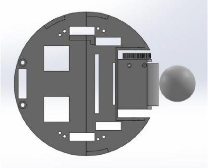 Fig. 1: Direct contact with ball