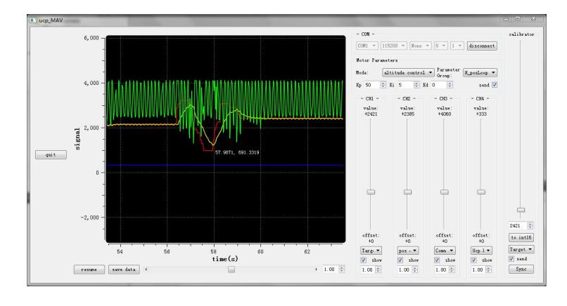 Fig. 6. GUI for Motor Parameter Calibration