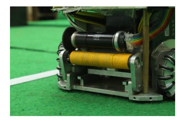 Fig. 3. Mechanical Design of dribbler.