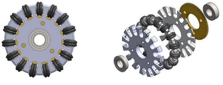 Fig. 5. Old type omni-wheel