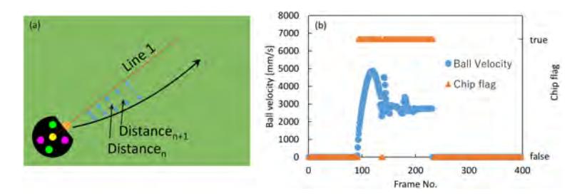Fig. 13: (a) Schematics of detection method and (b) result of detection.