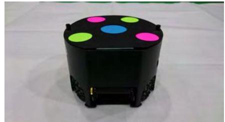 Current robot (developed in 2016) (Right: with the cover)