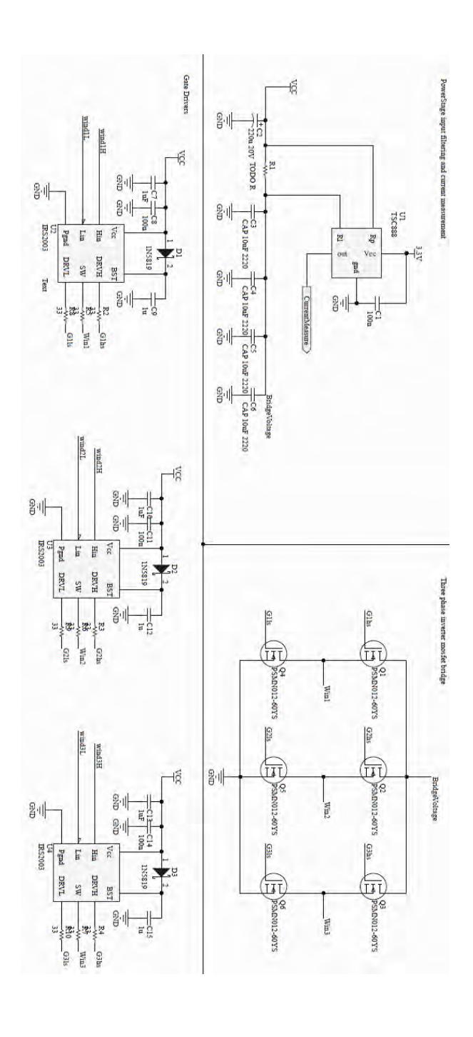Appendix A: Schematic Overview Motor Controller Board