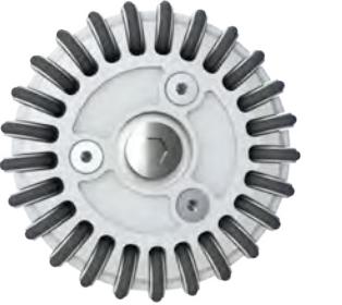 (a) Complete wheel (b) Dismantled wheel