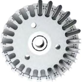 (a) Complete wheel (b) Dismantled wheel