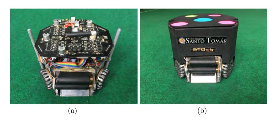 Pictures of the current robots of the STOx's team