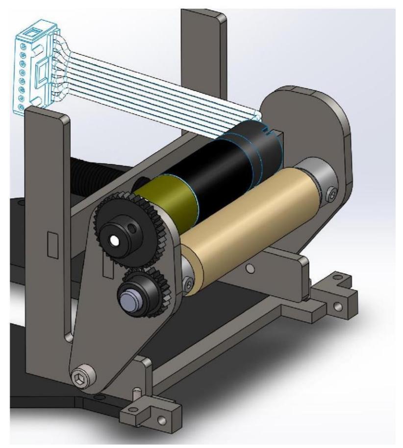 Figure 3 Dribbler Frame Design