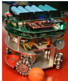 Fig. 2. Three hardware revisions of the robots - Alpha, Beta and Gamma