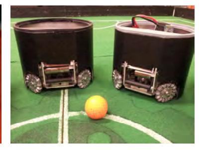 Fig. 2. Three hardware revisions of the robots - Alpha, Beta and Gamma