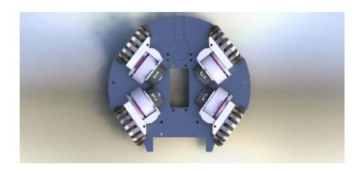 Fig. 2. Baseplate and Wheels