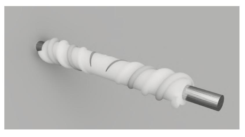 Fig. 9: View of dribbler design