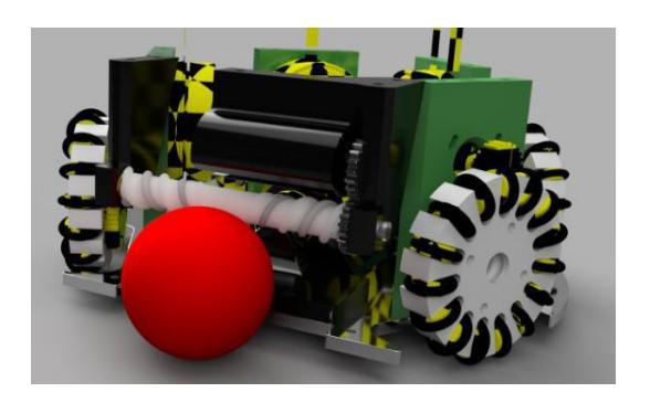 Fig. 10: View of dribbler assembly