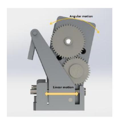 Fig. 1: CAD Model of the new Dribbler