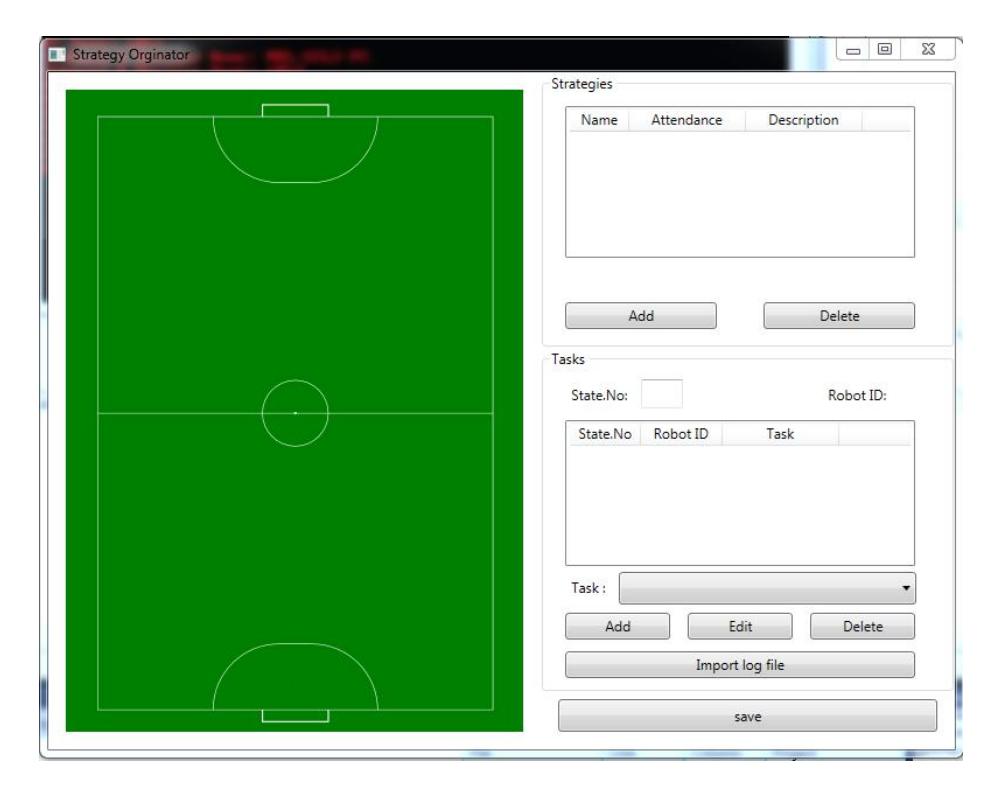 Fig. 4. Strategy originator UI