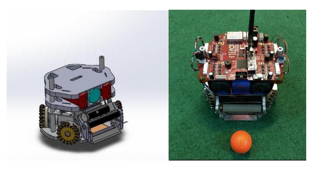 Fig. 1. Robot's mechanical plan design
