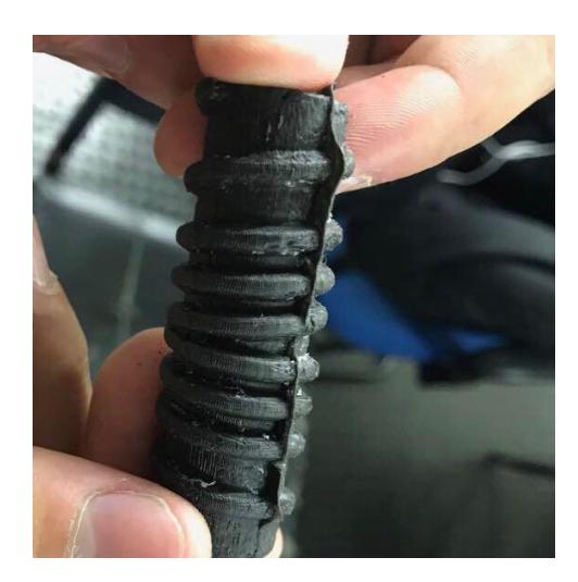 Fig. 8: Roller made with silicon rubber