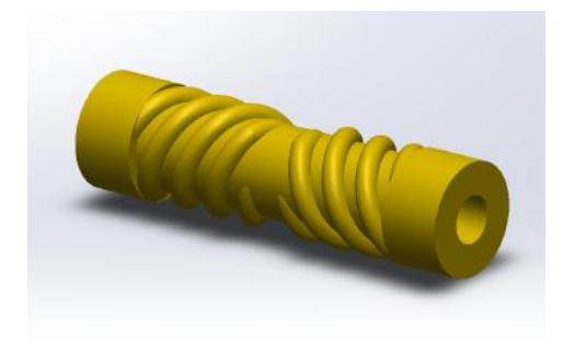 Screw-shaped Dribbler