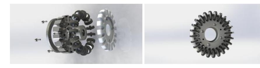Fig. 1. 16 Small Wheels Version Fig. 2. 24 Small Wheels Version