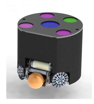 Fig. 5: Complete robot's CAD.