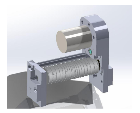 Dribbler CAD model