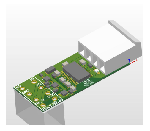 Current motor driver using the LB11697V and PMCPB5530X chips.