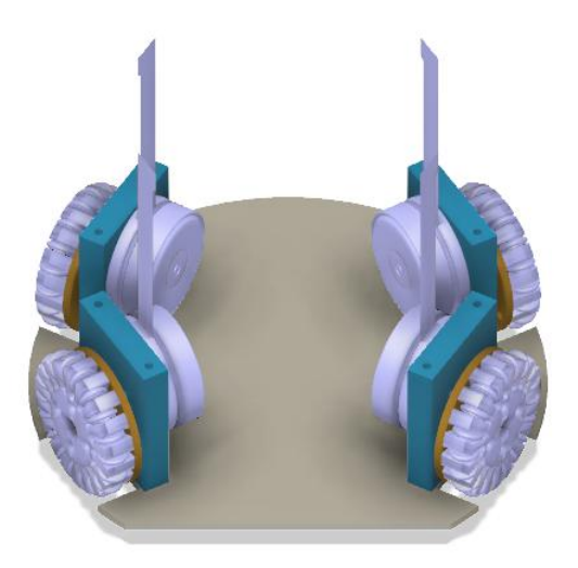 Fig. 1: General view of motor distribution.