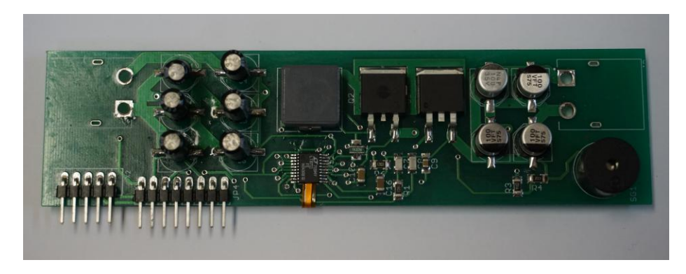 Fig. 17: Implemented boost and control voltage level circuit