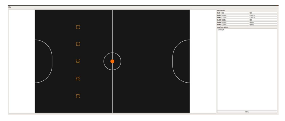 Graphical tool developed by the team to create or modify key positions for Delaunay triangulation.