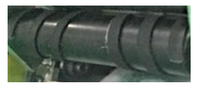 Dribbler's surface with a spiral structure.