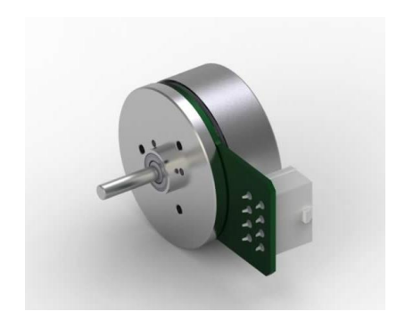 Selected encoder and Motor.