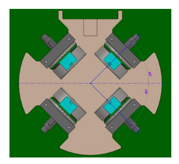 The wheels symmetric configuration