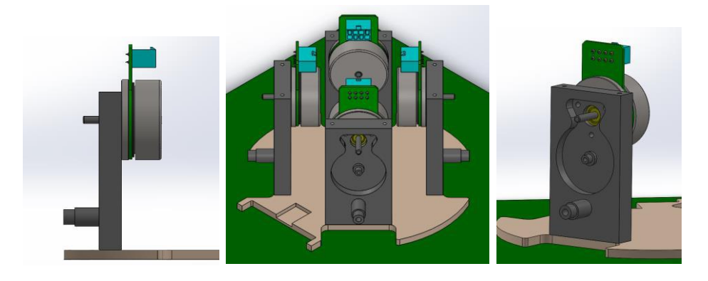 Motor configuration to lower the COM