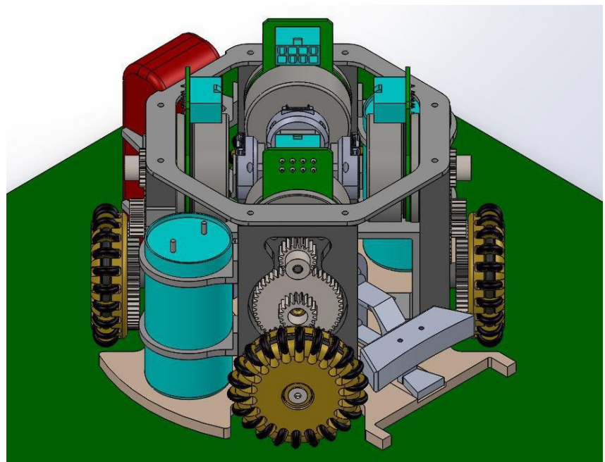 Assembled Robot parts
