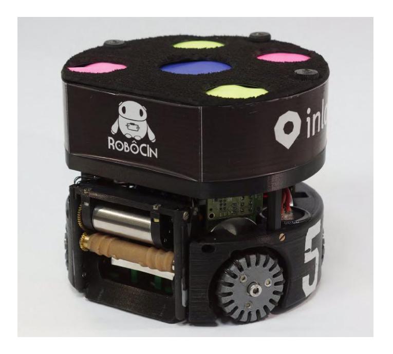 Fig. 1. RoboCIn SSL robot v2020.
