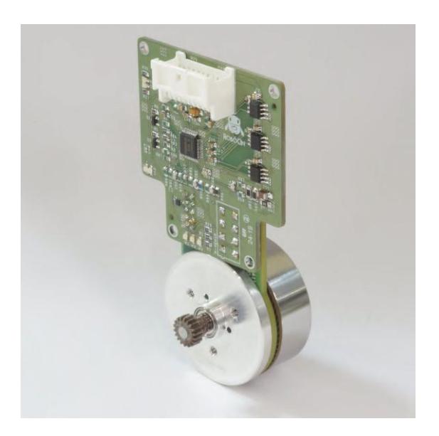 Fig. 8. Motor board attached to each motor.