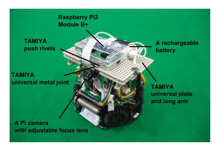 Fig. 5: A 7G RoboDragons robot with a local vision system