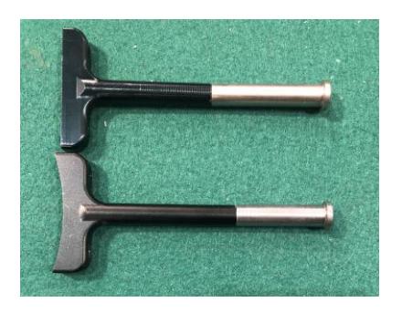 Fig. 2: New Kicker Components (top) and Old Kicker Components (bottom) Comparison
