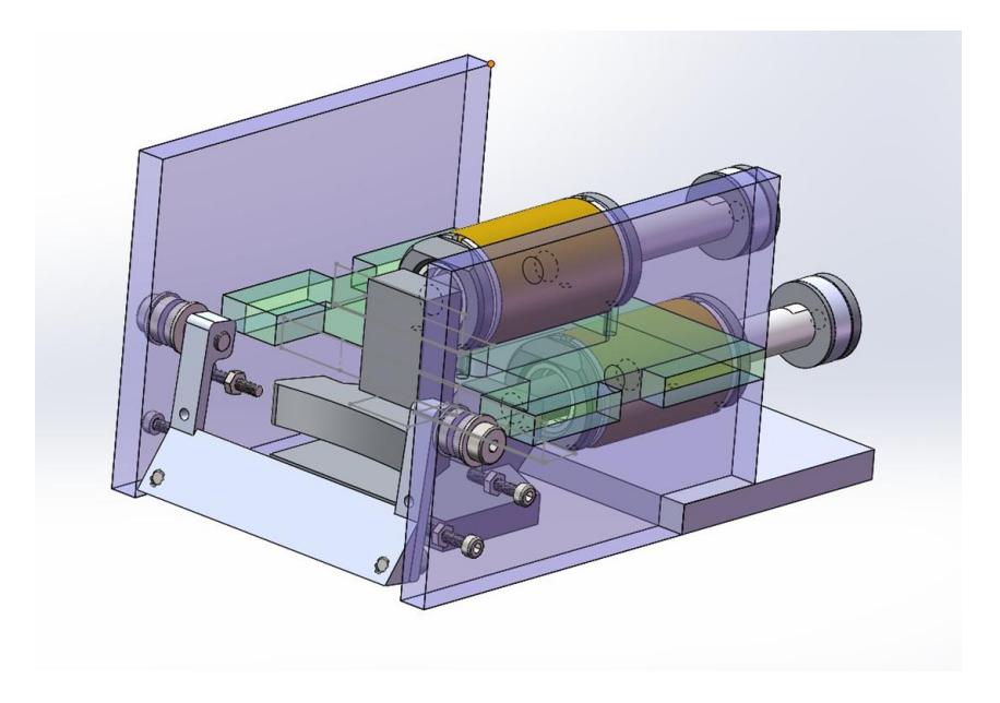 Fig. 3. Prototype of kicking and chipping part