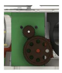 Fig. 3: Comparison between the former and current drive transmission