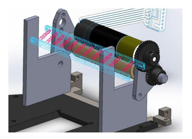 Preliminary Dribbler Design with Rotation Damping