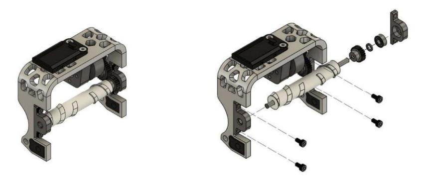 Fig. 5: Dribbler assembly