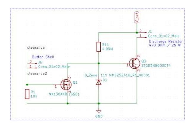 Fig. 9: Safety discharge circuit