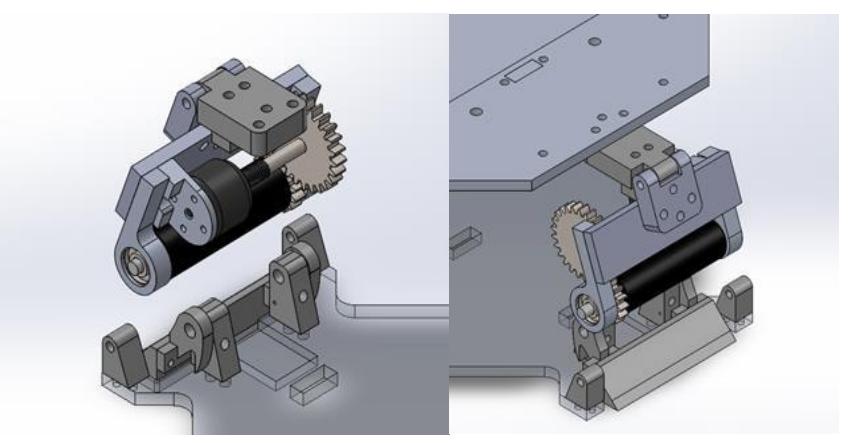 Fig. 3. Spin back system