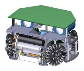 The seventh-generation RoboDragons robots developed in 2016