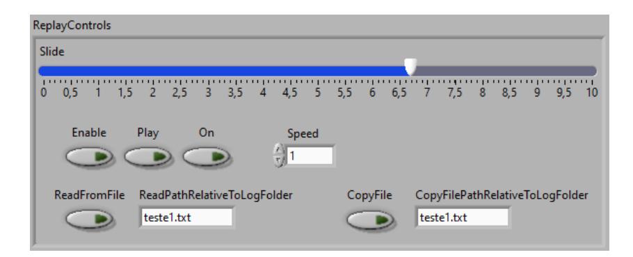 Fig. 4: Replay controls