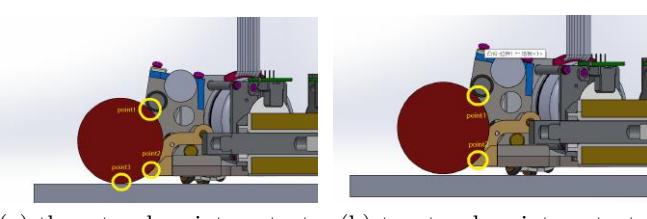 Fig. 1. Two states when picking the ball