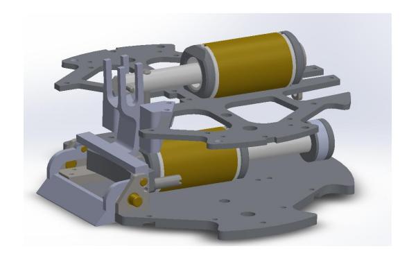 Fig. 4. Electromagnets on our robot