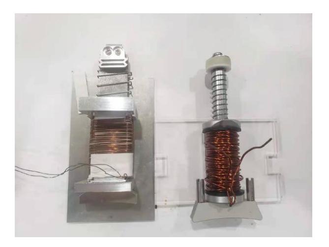 Fig. 6. New coils versus old coils