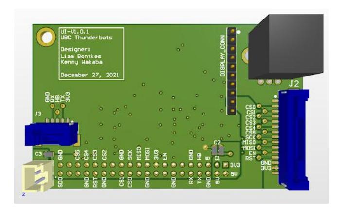 UI Board V1.1 PCB