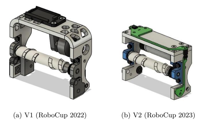Fig. 2: Dribbler versions